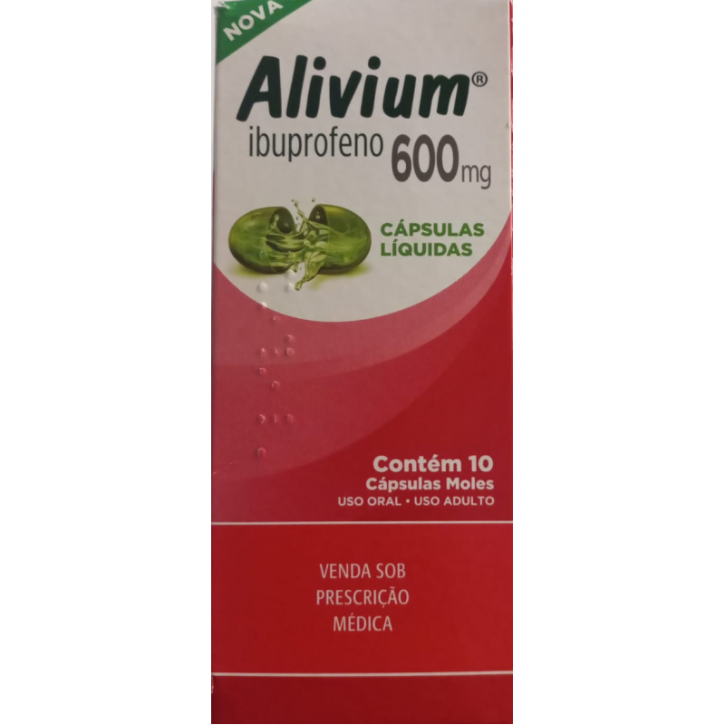 Alivium - 600mg Com 10 Capsulas Gelatinosas
